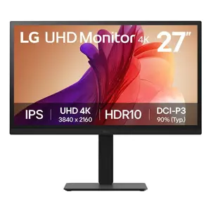 LG 27BA45U-B computer monitor 68.6 cm (27") 3840 x 2160 pixels 4K Ultra HD Black