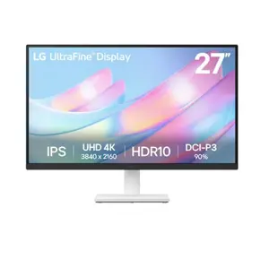 LG 27US500-W computer monitor 68.6 cm (27") 3840 x 2160 pixels 4K Ultra HD LCD White