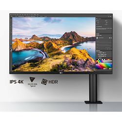 Monitor LG 31,5" 32UN880, UHD, HDMI, DP, USB-C, ergo