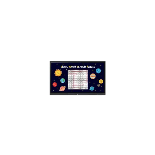 Interaktivni zaslon LG 65TR3DK-B (65", 16/7 radno vrijeme, WebOS, svjetlina 390 cd/m2, rezolucija 3840 x 2160 piksela, odziv 8 ms, kut gledanja 178°)