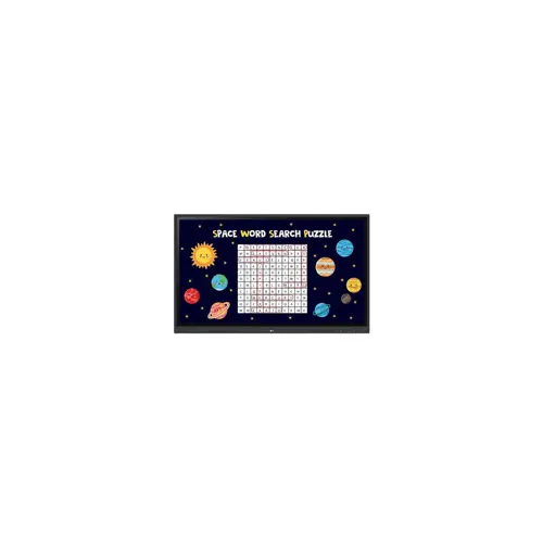 Interaktivni zaslon LG 75TR3DK-B (75", 16/7 radno vrijeme, WebOS, 390 cd/m2, rezolucija 3840 x 2160 piksela, odziv 8 ms, kut gledanja 178°)
