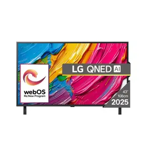 LG QNED 43QNED80A3A TV 109.2 cm (43") 4K Ultra HD Smart TV Wi-Fi Black