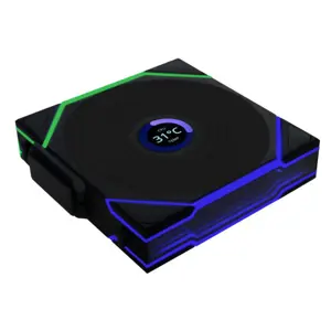Lian Li Uni Fan TL120 LCD Reverse Blade Wireless Computer case 12 cm Black 1 pc(s)