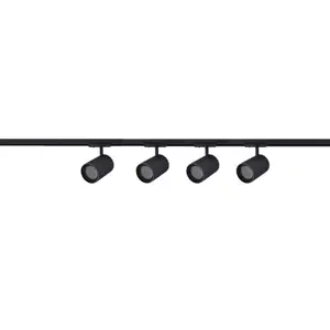 Light Track Sys. Tokio 4xGU10 Black