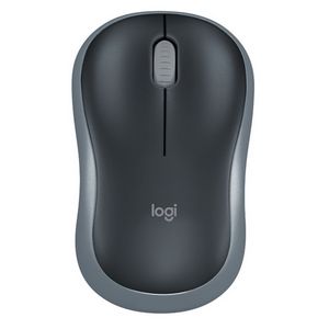 Logitech M185 bežični optički miš, siva