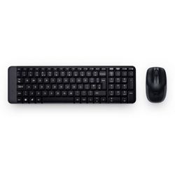 Logitech MK220 bežična tipkovnica i miš crna
