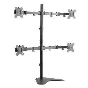 LogiLink BP0046 monitor mount / stand 81.3 cm (32") Desk Stainless steel