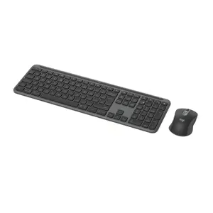 Logitech 920-012490 keyboard Mouse included Office RF Wireless + Bluetooth QWERTY US International Graphite