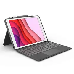 Logitech Bluetooth Combo Touch iPad 7.Gen. grau