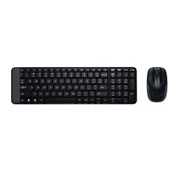 Tipkovnica LOGITECH G MK220 (RF bežična, QWERTY, US International) crna