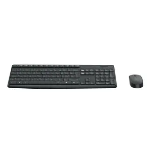 Logitech Keyboard MK235 Wireless KBD+Mouse Grey CZ