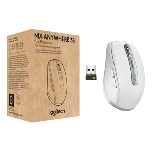Logitech MX Anywhere 3S for Business mouse Office Right-hand RF Wireless + Bluetooth Laser 8000 DPI