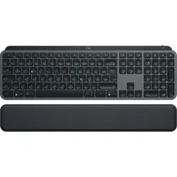 Logitech MX Keys S - Wireless - RF Wireless + Bluetooth - Scissor key switch - QWERTZ - LED - Graphite