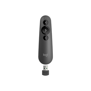 Logitech Presenter R500s Wireless, rdeč laser, USB, Grafit