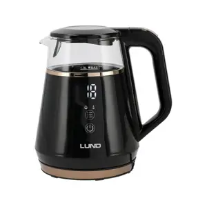LUND ELECTRIC KETTLE 1L REG. TEMP. BLACK