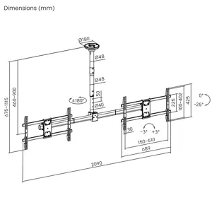 maclean-ceiling-mount-for-two-tvs-max-load-2x40kg-34-60-max--53094-tvamcnuch0144.webp