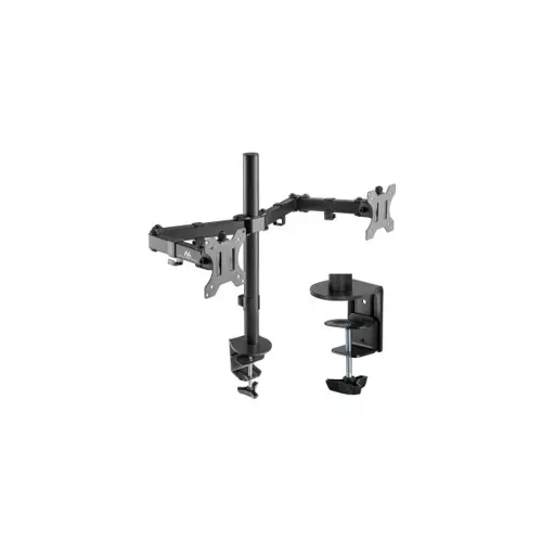 Maclean Desk Mount for 2 LCD Monitors, 17-32", 2x 8kg, MC-884