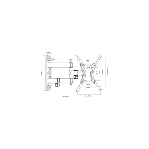 maclean-mc-418-tv-monitor-full-motion-wall-mount-23-43-30kg--59435-tvamcnuch0125.webp