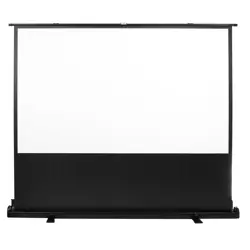 Maclean Portable Projection Screen, Compact, Floor-Standing, 100", 16:9, MC-964