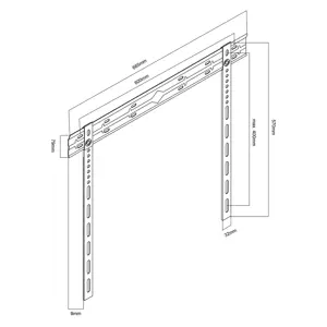 maclean-ultra-flat-wall-mount-for-tv-40-85-mc-123-93572-tvamcnuch0149.webp