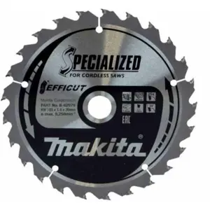 Makita circular saw blade 165x20mm 24 teeth pack of 5