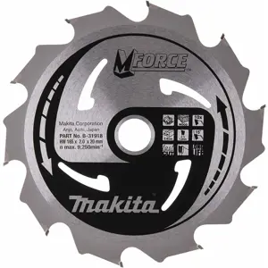 MAKITA CIRCULAR SAW BLADE 165x20x10Z M-FORCE WOOD