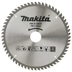 MAKITA CIRCULAR SAW BLADE 190x30x 60Z ECONOM FOR ALUMINIUM