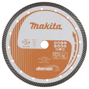 MAKITA DIAMOND BLADE 230x22,23mm SEGMENT (DRY/WET) CONCRETE, STONE