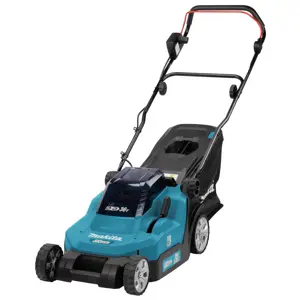 Makita DLM382CM2 lawn mower Walk behind lawn mower Battery Black, Blue