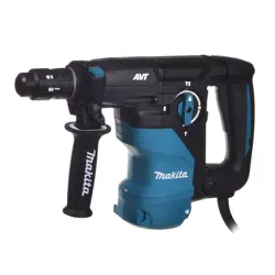 MAKITA HR3012FCWJ rotary hammer SDS-Plus 3,9J 1050W AVT MAKPAC Black, Blue