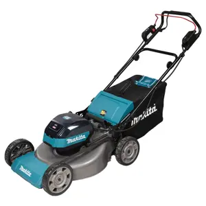 Makita LM002G lawn mower Push lawn mower Battery Black, Blue