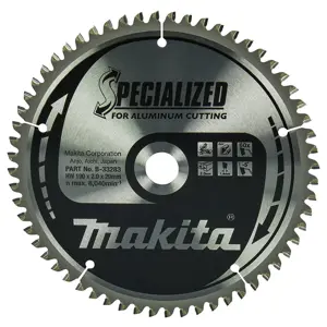 MAKITA PIŁA TARCZOWA  190x20x60z SPECJALIZED ALUMINIUM