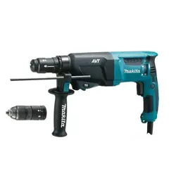 MAKITA. ROTARY HAMMER 800W HR2631FT AVT, 2.4J, ADDITIONAL HANDLE