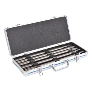 MAKITA SDS MAX CHISEL SET 5pcs. IN THE ALU SUITCASE....%%%