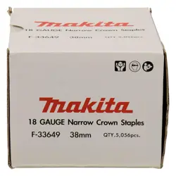 MAKITA STAPLES 18GA 5,7x38mm /5056pcs. GALVANIZED