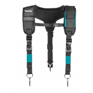 Makita suspenders with belt support and phone holder