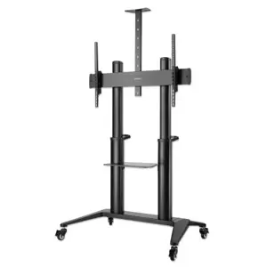 MANHATTAN Aluminium TV-StĂ¤nder rollbar 70"-120" 140kg (Speditionsversand)