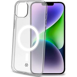 Maska za mobitel CELLY za iPhone 15 Plus, MAGSAFE prozirna