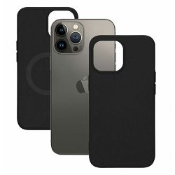 Maska za mobitel KSIX za iPhone 14 Plus, prsten, MagCharge crna