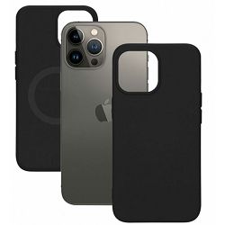 Maska za mobitel KSIX za iPhone 14 Pro Max, prsten, MagCharge crna