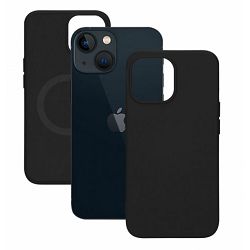 Maska za mobitel KSIX za iPhone 14, prsten, MagCharge crna