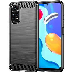 Maska za mobitel MAXMOBILE za XIAOMI REDMI NOTE 11/11S carbon crna