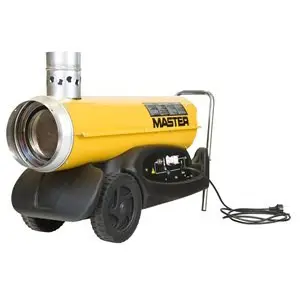 MASTER OIL HEATER BV 77E WITH FLUE GAS DISCHARGE 21KW