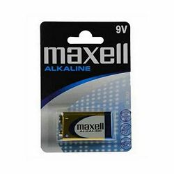 Maxell alk. baterija 6LR61/9V, 1 kom, blister