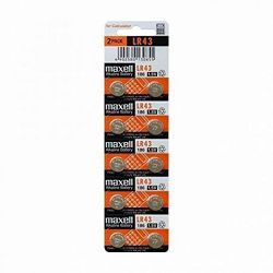 Maxell alk. dugm. baterija LR43,10kom, 5x2