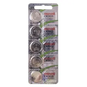 Maxell lit. dugm. baterija CR2025,5kom, blister