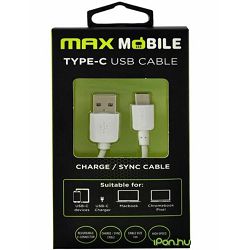 MAXMOBILE DATA KABEL USB 2.0 TYPE C 1m bijeli