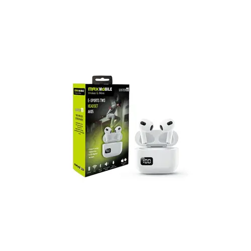 Slušalice MAXMOBILE Bluetooth TWS AK05 bijele