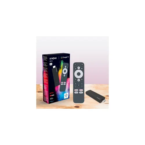 Media Player STRONG SRT 41, Google TV stick 4K, Android 11, Quad Core Cortex-A53 1.8 GHz, 2GB, 8GB, 4K UHD, Wi-Fi, Bluetooth 5
