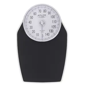 Mehanička osobna vaga ADLER AD 8177 (Maksimalna težina 150 kg, Preciznost 1000 g, crna)